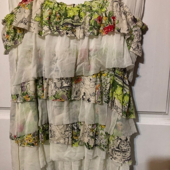 NWT Anthropologie Weston Wear Tiered Floral Tank - Picture 4 of 6